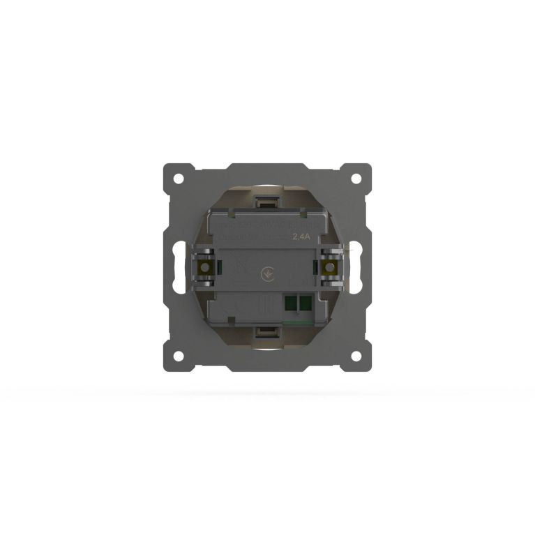 Розетка USB 5V 2,1A 2-я ELBI Zena Vega 609-012500-143