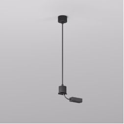 Подвод питания для подвесного монтажа трека Denkirs Smart Base TR2124-BK