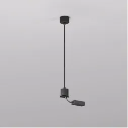Подвод питания для подвесного монтажа трека Denkirs Smart Base TR2124-BK