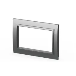 Рамка для двухместной розетки с заземлением ELBI Zena 608-011000-907