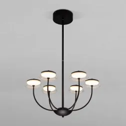 Люстра на штанге Eurosvet Fungo 50388 LED черный a068861