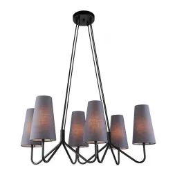 Подвесная люстра Lumien Hall Либера 4007/6P-BK-GR-BL