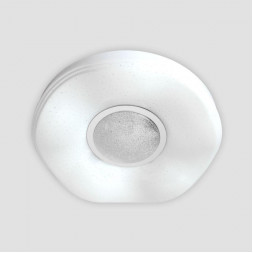 Потолочный светодиодный светильник Ambrella light Orbital Crystal Sand FS1236 WH 48W D390
