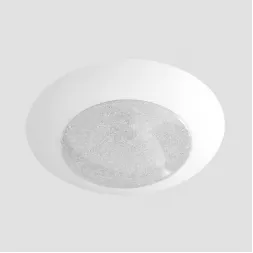 Потолочный светодиодный светильник Ambrella light Orbital Crystal Sand FS1250 WH/SD 48W D390