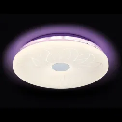 Потолочный светодиодный светильник Ambrella light Orbital Design F78 PU 80W D420
