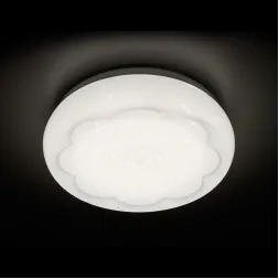Потолочный светодиодный светильник Ambrella light Orbital Fly Simple F570 WH 15W 4200K D300