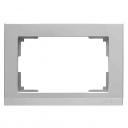 Рамка Stark для двойной розетки серебряный WL04-Frame-01-DBL 4690389117206