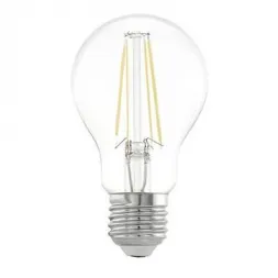 Лампа светодиодная филаментная Eglo E27 6,5W 2700К прозрачная 11534