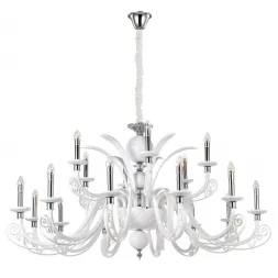 Подвесная люстра Crystal Lux Letisia SP12+6 White