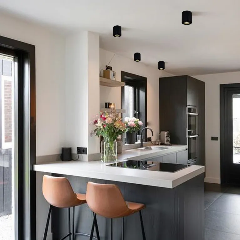 Накладной светильник Reluce 16135-9.5-001 GU10 BK