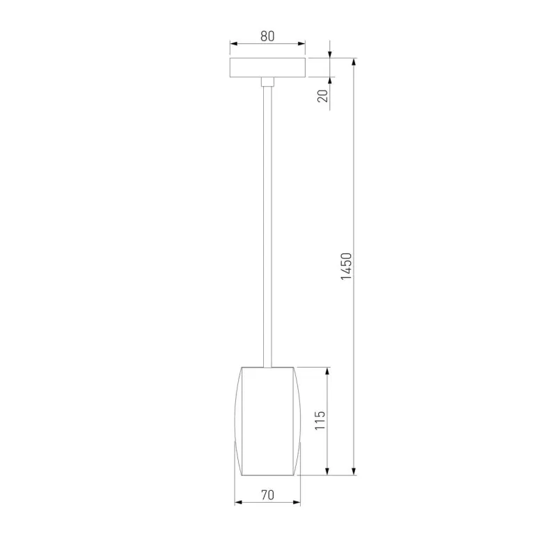 Подвесной светодиодный светильник Eurosvet Bonaldo 50246/1 Led хром
