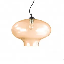 Подвесной светильник Ideal Lux Bistro SP1 Round Ambra