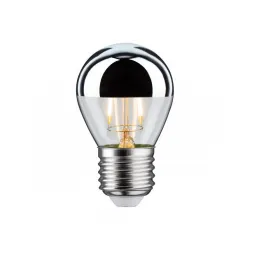 Лампа светодиодная E27 2,5W 2700K груша зеркальная 28384
