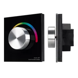 Панель Arlight Smart-P5-RGB-G-IN Black (3V, Rotary, 2.4G) 033757