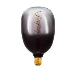 Лампа светодиодная диммируемая Eglo E27 4W 1800К серая 110227