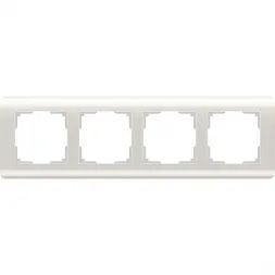 Рамка Stream на 4 поста перламутровый WL12-Frame-04 4690389123030