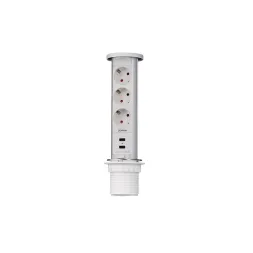 Блок розеток 105W (3 секции и 2 USB) Mebax 00-00001162