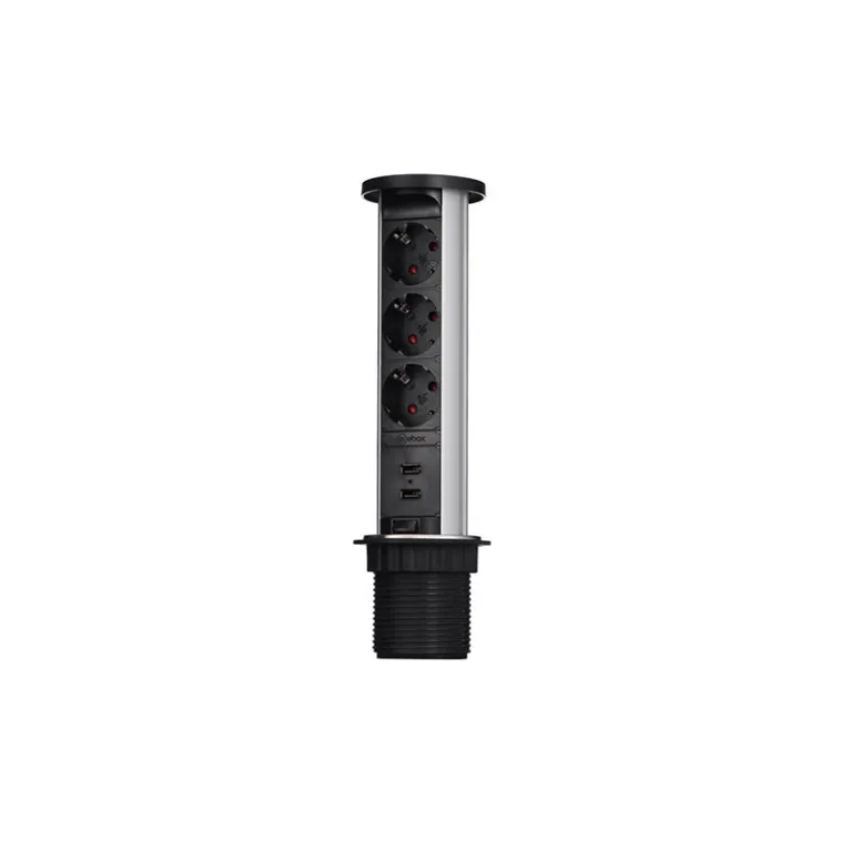 Блок розеток 105W (3 секции и 2 USB) Mebax 00-00001161
