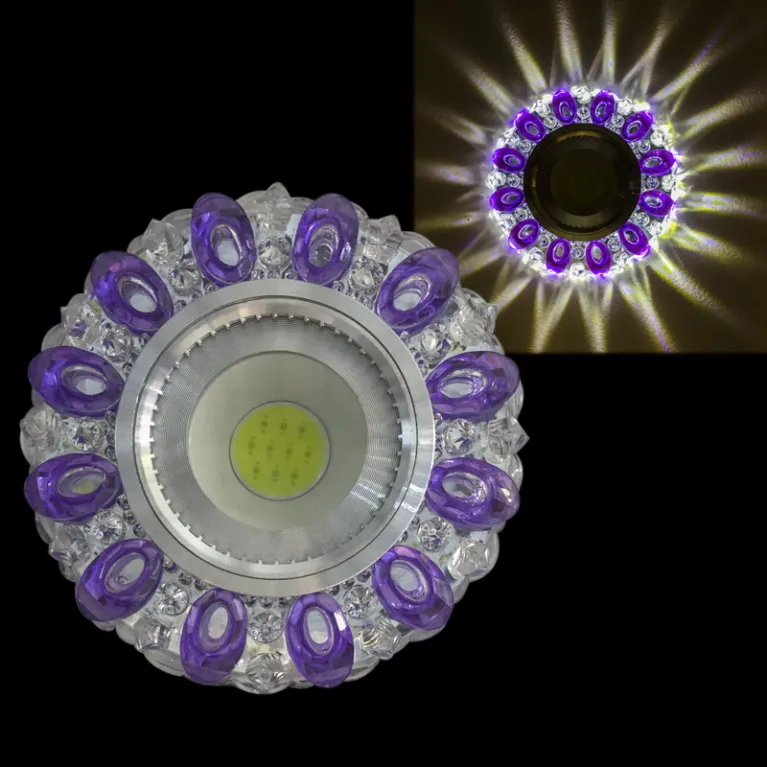 Встраиваемый светильник Reluce 42225-9.0-001PL MR16+LED3W CL/PP