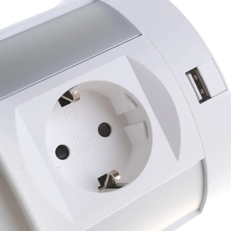 Блок розеток 107J (4 секции, 2 USB и 2 HDMI) Mebax 00-00001170