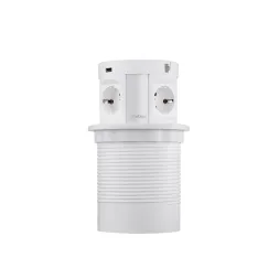 Блок розеток 107J (4 секции, 2 USB и RJ-45) Mebax 00-00001172