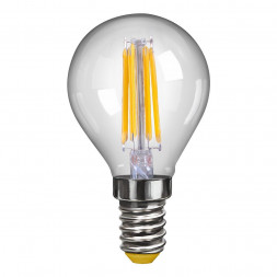 Лампа светодиодная филаментная Voltega E14 4W 2800К прозрачная 4677