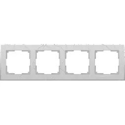 Рамка Vitel на 4 поста серебряный WL06-Frame-04 4690389054341