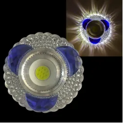 Встраиваемый светильник Reluce 42240-9.0-001PL MR16+LED3W CL/BL