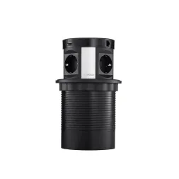 Блок розеток 107J (4 секции, 2 USB и RJ-45) Mebax 00-00001466