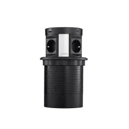 Блок розеток 107J (4 секции, 2 USB А + 2 USB С) Mebax 00-00001464