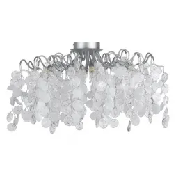 Потолочная люстра Crystal Lux Tenerife PL8 Silver