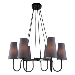 Подвесная люстра Lumien Hall Сиринга 4006/6P-BK-GR-BL