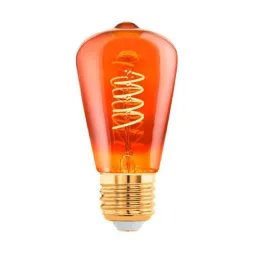 Лампа светодиодная диммируемая Eglo E27 4W 2000К медь 110199