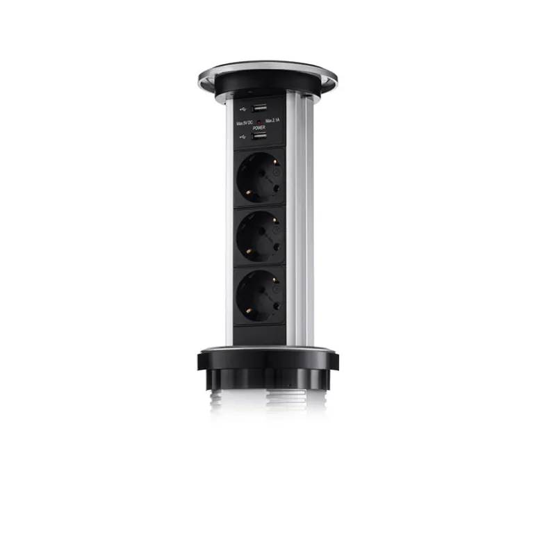 Блок розеток LK (3 секции и 2 USB) Mebax 00-00001183