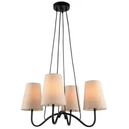Подвесная люстра Lumien Hall Твинкл 4010/4P-BK-LGR