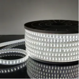 Светодиодная лента Elektrostandard 220V 18W 180Led 2835 IP65, холодный белый, 50 м, двухрядная 46903