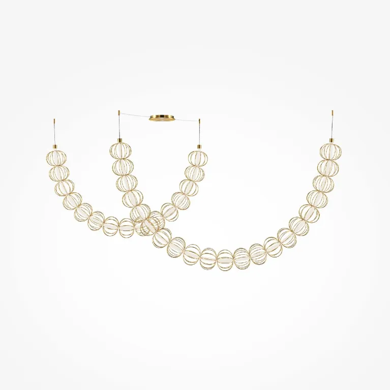 Подвесная люстра Maytoni Golden Cage MOD216PL-L55G3K