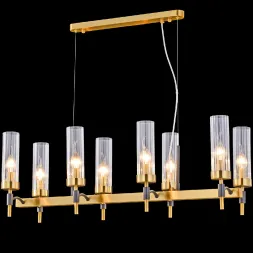 Подвесная люстра Illumico IL5177-8LLS-29 BRASS TUBO