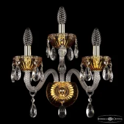 Бра Bohemia Ivele 5417B/2+1/165 G Amber/M-1G