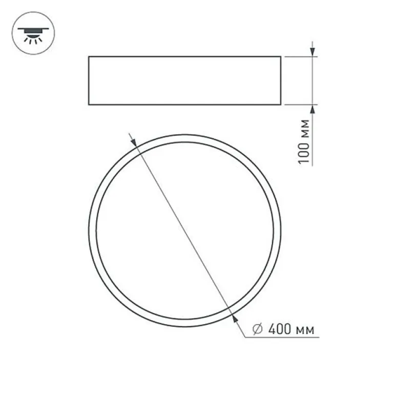 Трековый светодиодный светильник для магнитного шинопровода Arlight Mag-Laser-45-L480-27W Warm3000 0
