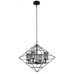 Подвесная люстра Lumien Hall Элоди 4015/4P-BK-CR