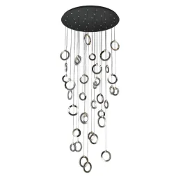 Подвесная люстра Lumien Hall Livin LH8028/36P-BK-PBK-SGD