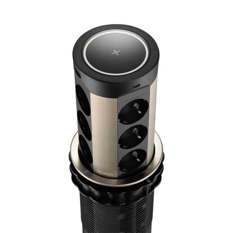 Блок розеток 17 (12 секций и USB type A+C) Mebax 00-00002599