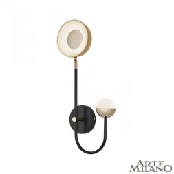 Бра Arte Milano Ferrara 273299/1+1 BK/GD