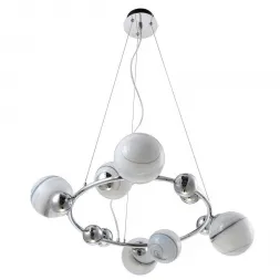 Подвесная люстра Crystal Lux Salvadore SP6H Chrome