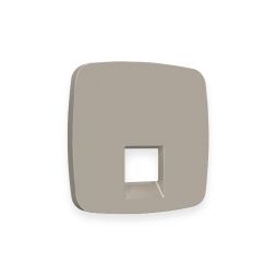 Лицевая панель для компьютерной/телефонной розетки RJ-45/RJ-11 Ambrella Volt Omega OP3720