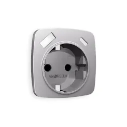 Лицевая панель для розетки с/з со шторками 2USB A+C Ambrella Volt Omega OP5100