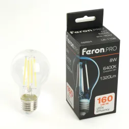 Светодиодная лампа Feron LB-1108 E27 8W 6400K 48894