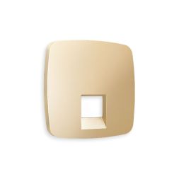 Лицевая панель для компьютерной/телефонной розетки RJ-45/RJ-11 Ambrella Volt Omega OP6120