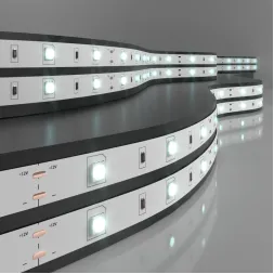 Светодиодная лента Elektrostandard 12V 7,2W 30Led 5050 IP20 холодный белый, 5м 4690389040153